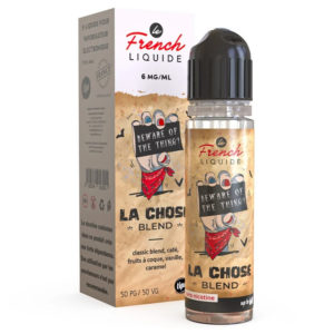 Découvrez le e-liquide La Chose Blend 50ml + booster 3mg - Monsieurvapo