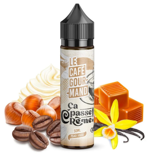 Découvrez le e-liquide Le café gourmand - ça passe crême 50ml - Monsieurvapo