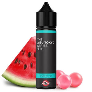 Découvrez le e-liquide Aïsu Tokyo Serie Watermelon Bubble Gum 50ml
