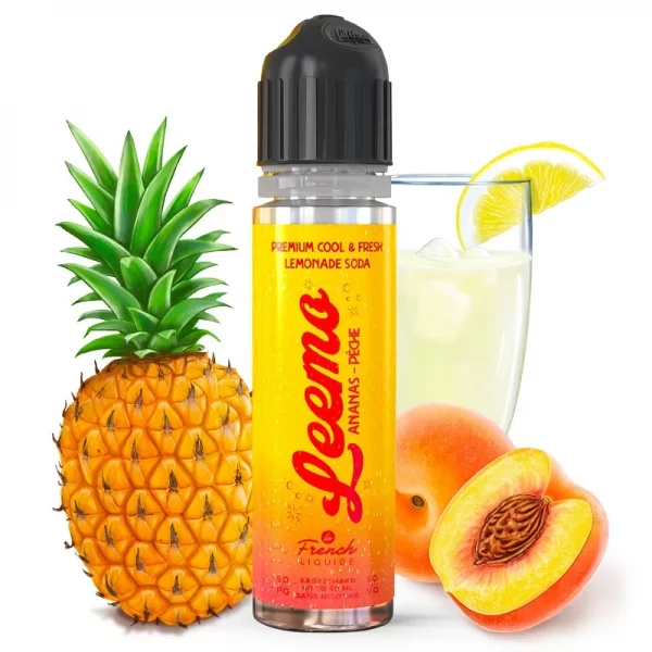 Découvrez le e-liquide Ananas Pêche Leemo - 60 ml - Monsieurvapo