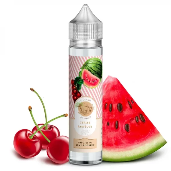 Découvrez le e-liquide Cerise Pastèque - Le Petit Verger 50 ml - Monsieurvapo