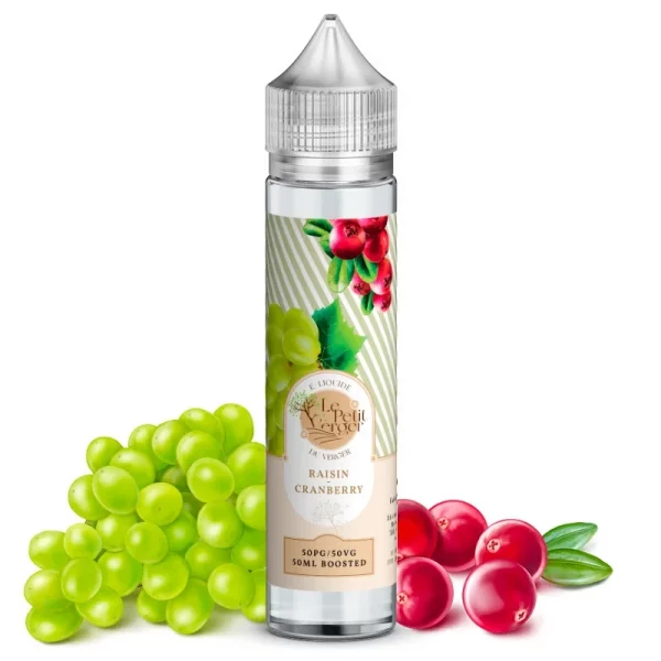 Découvrez le e-liquide Raisin Cranberry Le Petit Verger - 50 ml - Monsieurvapo