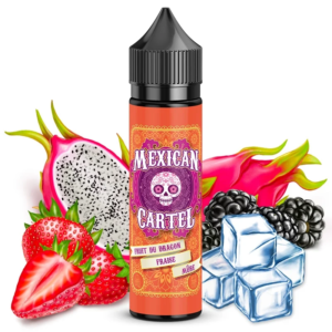 Découvrez le e-liquide Fruit du Dragon Fraise Mure - Mexican Cartel 50ml