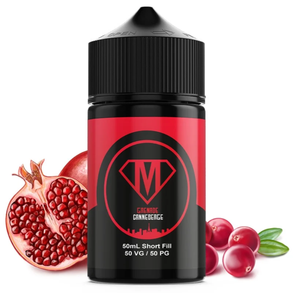 Découvrez le e-liquide Grenade Canneberge Super Mukk - 50 ml