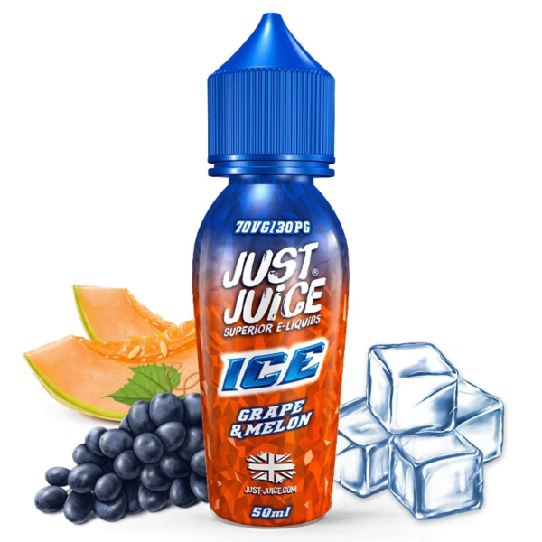 Découvrez le e-liquide Ice Raisin & Melon Just Juice - 50 ml