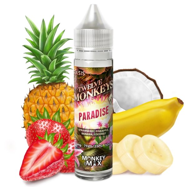 Découvrez le e-liquide Paradise Twelve Monkeys 50 ml