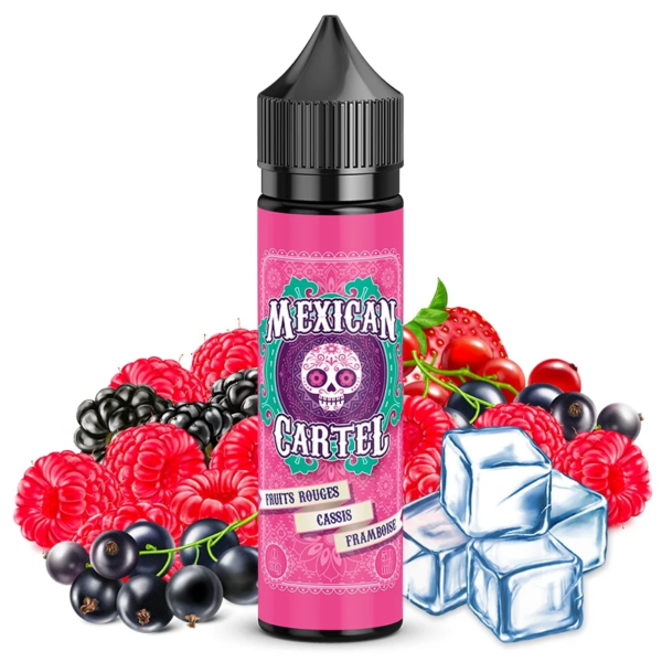 Découvrez le e-liquide Fruits Rouges Cassis Framboise - Mexican Cartel ...