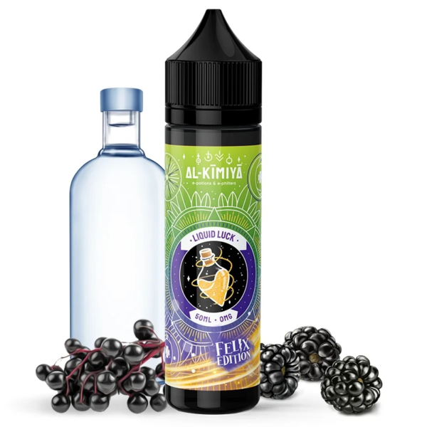 Découvrez le e-liquide Al-Kimiya Liquid Luck Felix Edition - 50 ml - Monsieurvapo